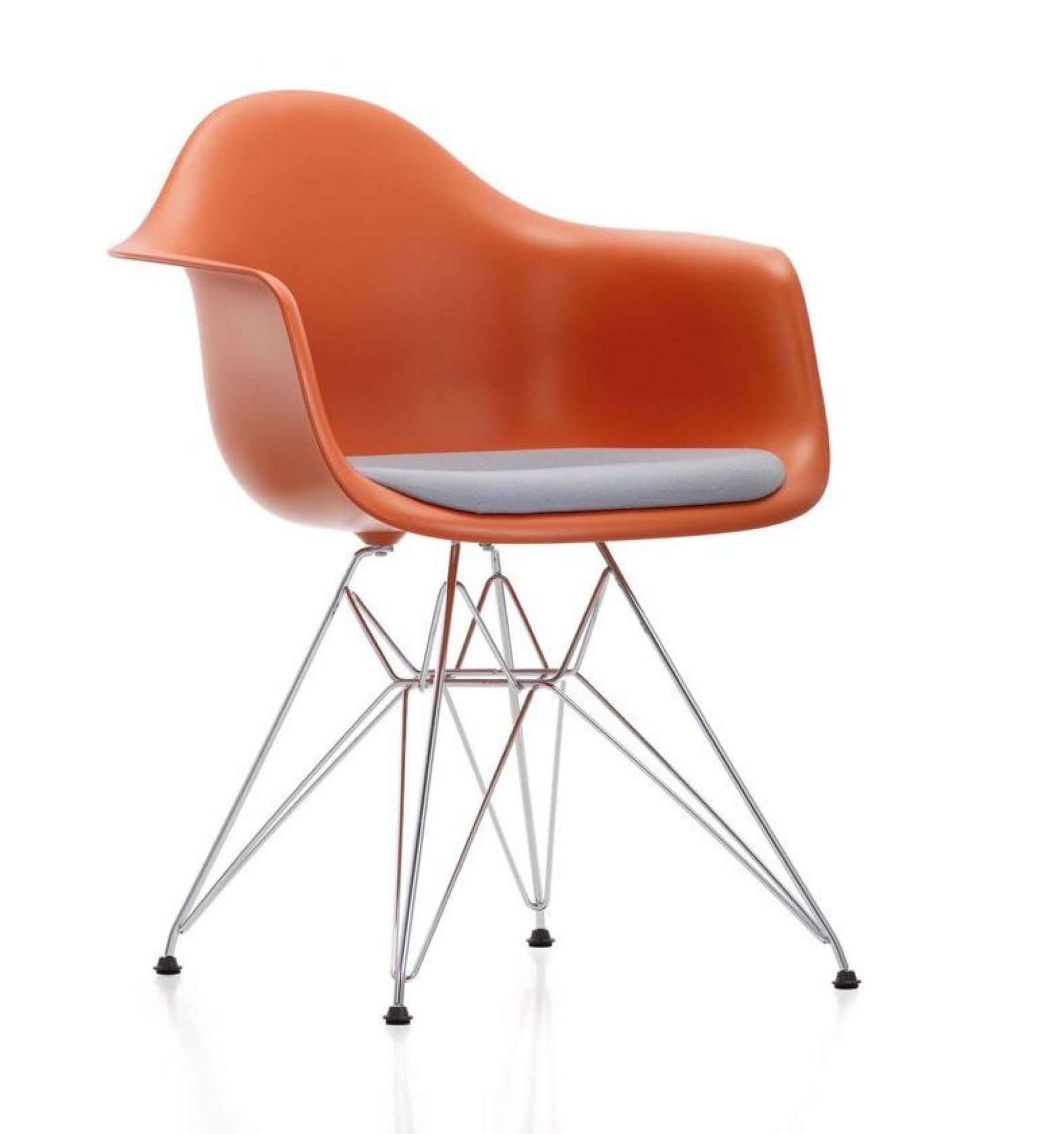 Eames Plastic Arm Chair DAR Stuhl mit Sitzpolster Vitra | VITRA 44032100